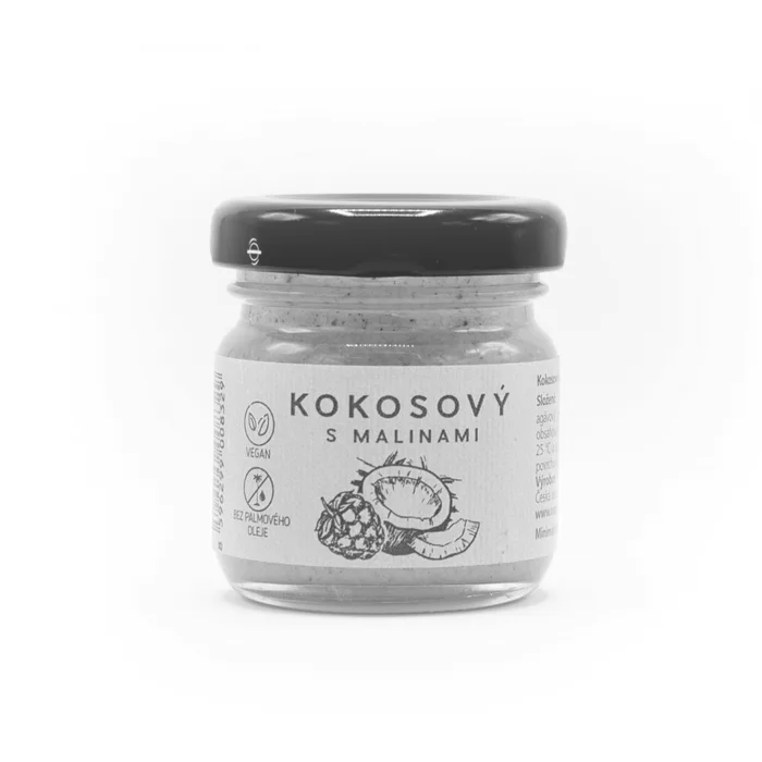 NATU Kokosový krém s malinami mini 30g